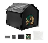 Maison pour Chat D'extérieur - Abri Imperméable Jardin pour Chaton,Abri Isolé pour l'hiver pour Chats Chiens Lapins Dormir Se Cacher Jouer Terrasse Balcon Camping