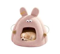 Maison pour Chat d'Intérieur Tunnel Chaud et Mignon au Design Lapin