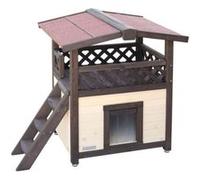 Maison Pour Chat - Kerbl - 4-Seasons Deluxe - 88 X 57 X 77 Cm
