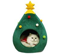 Maison pour Chat en Forme de Sapin de Noël - Niche Portable pour Chien, lit pour Chat en Forme de Sapin de Noël | Maison pour Animaux domestiques pour l'intérieur, Tente pour Animaux de