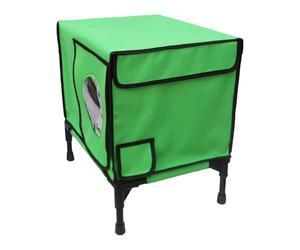 Maison pour chat en plein air - Maison d'hiver pour chats sauvages, niche surélevée pour animaux de compagnie d'extérieur | Hébergement isolé avec entrée ronde pour balcon, grange, terrasse, jardin