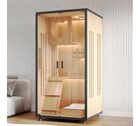 Maison pour chat et cage avec roues verrouillables - Villa en bois à plusieurs niveaux et niche ventilée pour une utilisation en intérieur/extérieur, parfaite pour les chats et les chatons