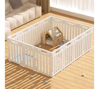 Maison pour Chat Interieur avec Porte, Cage pour Chat Adulte Grand Facile À Assembler et À Nettoyer, Clapier D'intérieur Extra Large for Petits Animaux(140 * 105 * 50cm)