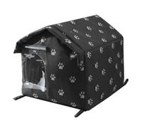 Maison pour chat - Niche pour chat en tissu imperméable pour l'extérieur, abri d'hiver | Niche chaude pour animaux de compagnie offre une protection confortable pour les chats, chatons, chiens