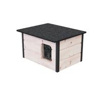 Maison pour chat Niche pour chat Grotte pour chat pour l'extérieur Résistante à l'hiver isolée Outdoor résistante aux intempéries entièrement isolée Bois Carton (Blanc Standard #E09503)