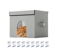 Maison pour chat pliable avec 9 blocs réfrigérants