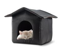 Maison pour Chat pour l'extérieur, abri pour Chat pour l'extérieur | Lit résistant au Froid pour Chiot Warm Condo - Accessoires d’Hiver pour Animaux de Compagnie, Grotte pour Chiens et Chats errants,