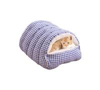 Maison pour chat pour l'intérieur, coussin amovible confortable - Lit pour chaton en forme de grotte - Pour jouer, se reposer et faire des siestes dans la cour, sur le balcon, dans le jardin et le