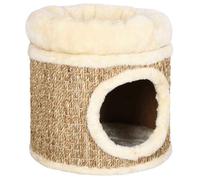 Maison pour chat - vidaXL - Coussin de luxe - Herbiers marins - Beige