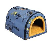 Maison pour chaton, abri résistant aux intempéries avec isolation thermique, niche isolée pour chat extérieur, niche pour chat d'intérieur confortable, abri ventilé pour intérieur et extérieur