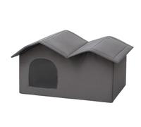 Maison Pour Chatons - Maison Pour Chats Imperméable Et Isolée,Terrasse Amovible Confortable pour Chiots et Petits Chiens par Climat Chaud