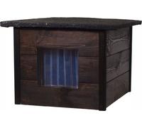 Maison pour chats Cave à chats Meuble pour chats 57x47x48cm ; wengé
