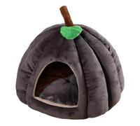 Maison pour chats d'Halloween | Lit pour animaux de compagnie en forme de citrouille | Maison thermique fermée pour animaux de compagnie | Que vous le placiez dans un coin confortable dans le cadre de