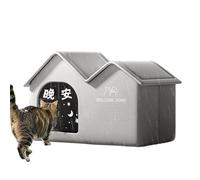 Maison Pour Chats En Plein Air, Repaire Pour Chatons Pliant Et Fermé, Réchauffé Pour Chatons Randagi, Pour Les Propriétaires De Chats Et Les Amoureux Des Animaux Cour Jardin Parc Entrée