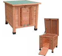 Maison pour chats Niche pour chats en extérieur Caisse de mise bas en bois Résistant aux intempéries Maison pour chats