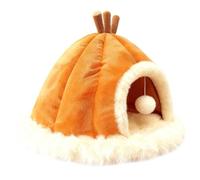 Maison pour chats | Peluche lavable et chaude - Maison de chat d'hiver pour animaux de compagnie - Pour jouer, se reposer et dormir dans la chambre et le garage pour les races petites, moyennes et