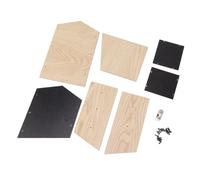 Maison pour Chauves Souris en Bois Double Chamber Abri Résistant Intempéries Idéal pour Jardin Patio Cour Extérieur Naturel pour Favoriser La Biodiversité