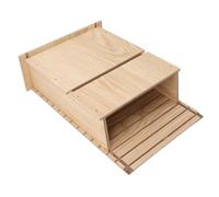 Maison pour Chauves-Souris Extérieure, Boîte à Chauves-Souris en Bois, Maison pour Chauves-Souris à Une Chambre, Boîte à Chauves-Souris sans Peinture à l'intérieur, Résistante