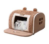 Maison pour Chien Intérieur | Confortable Chaud Creux | Condo de Terrier de Lapin Condo,Pour Petits Et Moyens Chats Chiens Chatons Chiots Intérieur Repos Hiver Propriétaires D'appartement