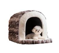 Maison pour chien - Maison intérieure amovible pour chien avec tapis en latex et éponge - Tente semi-fermée avec fond antidérapant, idéal pour les chats d'intérieur et les chiens de petite et moyenne