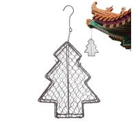 Maison pour colibri, abri de nidification pour sapin de Noël, nichoir de jardin décoratif pour moineau, rouge-gorge, perruche, fenêtre ou arbre monté sur une fenêtre ou un arbre, pour l'extérieur