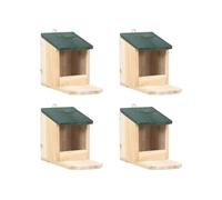 vidaXL – Maison pour écureuils – 4 pcs – Bois de sapin – PVC – Extérieur