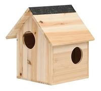 Maison pour écureuils - Butifooy - Bois de Sapin Massif - 26x25x29 cm - Marron - Petit animal