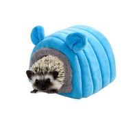 Maison pour hamster - 17 x 17 x 15 cm, lit hérisson 150 g, grotte pour cochon d'Inde, cachette de couchage en peluche chaude, douce et épaisse | Cachette confortable et durable pour petits animaux