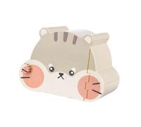 Maison pour hamster, cachette, habitat de hamster, décoration pour souris, hamster nain, Lemmings, gris et rose, 16,6 x 9,7 x 12 cm