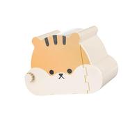 Maison pour hamster, cachette, habitat pour souris, hamster nain, Lemmings, jaune et noir, 16,6 x 9,7 x 12 cm