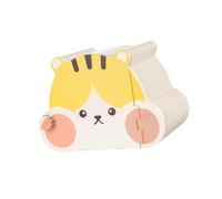 Maison pour hamster, cachette, habitat pour souris, hamster nain, Lemmings, jaune et rose, 16,6 x 9,7 x 12 cm