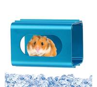 Maison pour Hamster - Jouet en Tunnel Tube pour Hamster - Design Suspendu en Aluminium Cachette pour Gerbilles, Écureuils, Hérissons, Furets, Chinchillas et