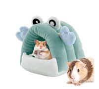 Maison pour Hamster | Tunnel Dodo Hérisson Doux et Confortable | Abri de Litière en Forme de Crabe avec Couverture Intégrale - Espace Jeu et Repos pour Chinchilla, Lapin, Gerbille et Furet