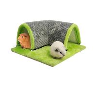 Maison pour hamsters - Tunnel pour chats | Masquer hamster | Cachette pour hamsters | Furets lapins, tunnels chauds en peluche, se cachent pour un refuge confortable | Niche d'hiver pour hamster