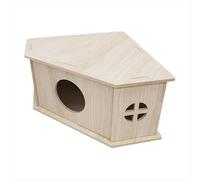 Maison pour hérisson, abri pour petits animaux, cabane en bois robuste et naturelle, accessoires pour animaux de compagnie