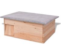 Maison pour hérissons 45x33x22 cm bois