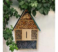 Maison pour insectes Hôtel Marien Coléoptères Abeilles Nid en bois Pin 55 cm