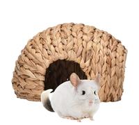 Maison pour lapin confortable et sûre faite à la main Queue de chat | Lapin House Retraite à mâcher pour hamster, guinée, lapin, chinchilla, petits animaux de compagnie, repos, niche à mâcher