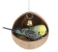 Maison pour oiseaux : abri doux et réutilisable pour grottes pour animaux de compagnie, lit suspendu pour habitat aviaire, cachette de repos intérieure et extérieure pour ara, perruche, inséparable
