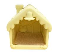 Maison pour Oiseaux de Cage avec Éclairage LED Et Maison Cachette Imprimée