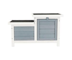 Maison pour petits animaux avec 2 sorties Trixie Natura Gris TU