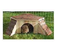 Maison Pour Rongeurs Nature 37x37x16 Cm Avec Rampe