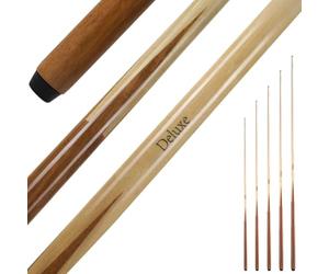 Maison queue Luxe 12 mm avec cuir à visser, piscine einteiliges queue de billard