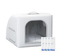 Maison Rafraîchissante pour Animaux - Abri Tempéré pour Animaux,Cabane pour Chien Intérieur Extérieur avec 8 Sachets De Glace pour Balcon Entrée Terrasse Patio Salon Jardin