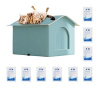 Maison Rafraîchissante pour Animaux De Compagnie,Nid Frais Clos pour Chien - Accessoire de Rafraîchissement pour Animal de Compagnie, Maison Confortable pour Chaton pour Chat de Petite, Moyenne et