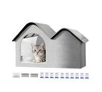 Maison Rafraîchissante pour Chat Abri Pliable Rétractable pour Chien | Maison avec poche de glace pour chiots pour Extérieur Intérieur Été Jardin Camping