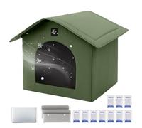 Maison Rafraîchissante pour Chat D Extérieur en Été | Abri pour Chaton,Abri Isolé Portable Frais avec Sac Absorbant et Bloc Réfrigérant pour Chats Chiens Animaux Domestiques d'Intérieur