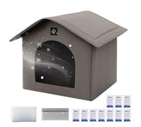 Maison Rafraîchissante pour Chat d'Été en Extérieur - Tente Abri pour Chiot | Abri Isolé Portable avec Sacs Absorbants Et Gel Rafraîchissant pour Chiens Et Chats Intérieur Extérieur