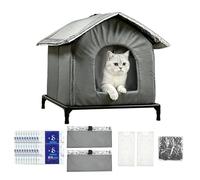 Maison Rafraîchissante pour Chat d'Extérieur Abri Frais Double Couche