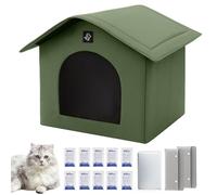 Maison Rafraîchissante pour Chats - Abri Tente pour Chiot,Abri Frais Isolé Et Portable avec Sacs Absorbants Et Sachet De Glace pour Le Confort des Chats Et Chiens en Usage Intérieur Et